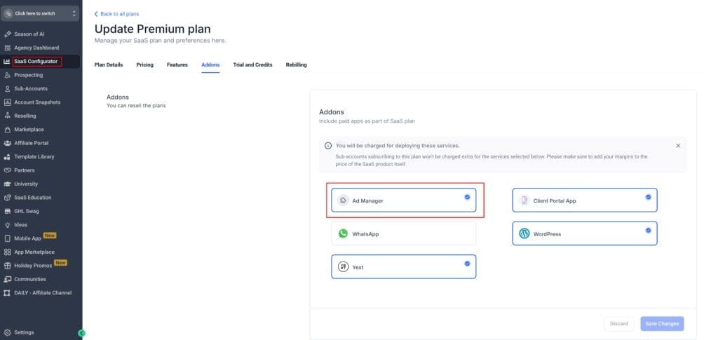 Ghl-Saas-Add-On